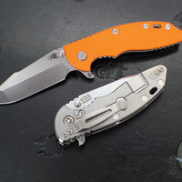 Hinderer XM-18 3.5"- Skinny Harpoon Spanto- Stonewash Titanium And Various G-10 Handles- Stonewash Magnacut Steel Blade