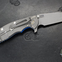 Hinderer XM-18 3.5"- Skinny Harpoon Spanto- Working Finish Titanium And Various G-10 Handles- Working Finish Magnacut Steel Blade