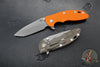 Hinderer XM-18 3.5"- Spanto Edge- Battle Bronze Ti And Various G-10 Handles- Working Finish Blade
