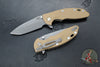 Hinderer XM-18 3.5"- Spanto Edge- LINER LOCK- Working Finish Ti And Various G-10 Handles- Working Finish Blade