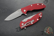 Hinderer XM-18 3.5"- Spanto Edge- LINER LOCK- Working Finish Ti And Various G-10 Handles- Working Finish Blade