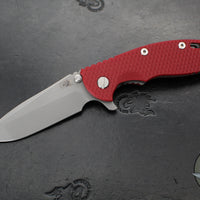 Hinderer XM-18 3.5"- Spanto Edge- LINER LOCK- Working Finish Ti And Various G-10 Handles- Working Finish Blade