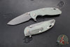 Hinderer XM-18 3.5"- Spanto Edge- LINER LOCK- Working Finish Ti And Various G-10 Handles- Working Finish Blade