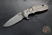 Hinderer XM-18 3.5"- SPECIAL VETERAN'S DAY 2022- Spearpoint Edge- Battle Bronze Finished Handle- Working Finish Blade