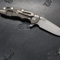 Hinderer XM-18 3.5"- SPECIAL VETERAN'S DAY 2022- Spearpoint Edge- Battle Bronze Finished Handle- Working Finish Blade