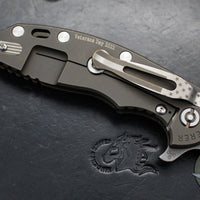 Hinderer XM-18 3.5"- SPECIAL VETERAN'S DAY 2022- Spearpoint Edge- Battle Bronze Finished Handle- Working Finish Blade