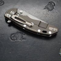 Hinderer XM-18 3.5"- SPECIAL VETERAN'S DAY 2022- Spearpoint Edge- Battle Bronze Finished Handle- Working Finish Blade