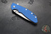 Hinderer XM-24 4.0"- Slicer Edge- Hollow Grind- Stonewash Ti And BlueBlack G-10 Handle- Stonewash Finish S45VN Blade