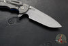 Hinderer XM-24 4.0"- Spearpoint- Working Finish Ti And BlueBlack G-10 Handle- Working Finish S45VN Blade