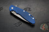 Hinderer XM-24 4.0"- Spearpoint- Working Finish Ti And BlueBlack G-10 Handle- Working Finish S45VN Blade