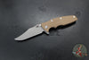 Hinderer Eklipse 3.5"- Bowie Edge- Battle Bronze Ti And Various G-10 Handles- Working Finish S45VN Blade