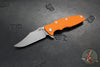 Hinderer Eklipse 3.5"- Bowie Edge- Working Finish Ti And Various G-10 Handles- Working Finish S45VN Blade