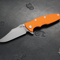 Hinderer Eklipse 3.5"- Bowie Edge- Working Finish Ti And Various G-10 Handles- Working Finish S45VN Blade