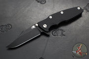 Hinderer Eklipse 3.5"- Bowie Blade- Battle Black Titanium And Various G-10 Handle- Battle Black Blade