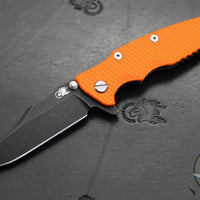 Hinderer Eklipse 3.5"- Bowie Blade- Battle Black Titanium And Various G-10 Handle- Battle Black Blade
