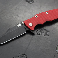 Hinderer Eklipse 3.5"- Bowie Blade- Battle Black Titanium And Various G-10 Handle- Battle Black Blade