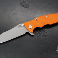 Hinderer Eklipse 3.5"- Skinny Slicer Edge- Hollow Grind- Battle Blue Titanium and Various G-10 Scales- Working Finish Magnacut Blade