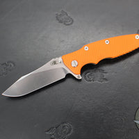 Hinderer Eklipse 3.5"- Skinny Slicer Edge- Hollow Grind- Stonewash Bronze Titanium and Various G-10 Scales- Stonewash Magnacut Blade