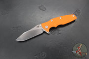 Hinderer Eklipse 3.5"- Skinny Slicer Edge- Hollow Grind- Stonewash Bronze Titanium and Various G-10 Scales- Stonewash Magnacut Blade