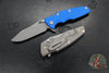 Hinderer Eklipse 3.5"- Skinny Slicer Edge- Hollow Grind- Working Finish Titanium and Various G-10 Scales- Working Finish Magnacut Blade