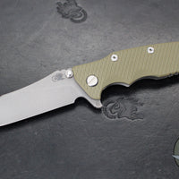 Hinderer Eklipse 3.5"- Skinny Slicer Edge- Hollow Grind- Working Finish Titanium and Various G-10 Scales- Working Finish Magnacut Blade