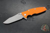 Hinderer Eklipse 3.5"- Skinny Slicer Edge- Hollow Grind- Working Finish Titanium and Various G-10 Scales- Working Finish Magnacut Blade
