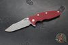 Hinderer Eklipse 3.5"- Skinny Slicer Edge- Hollow Grind- Working Finish Titanium and Various G-10 Scales- Working Finish Magnacut Blade
