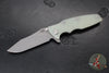 Hinderer Eklipse 3.5"- Skinny Slicer Edge- Hollow Grind- Working Finish Titanium and Various G-10 Scales- Working Finish Magnacut Blade