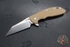 Hinderer XM-24 4.0"- Skinny Wharncliffe Edge- Stonewash Finished Titanium And Various G-10 Handles- Stonewash S45VN Blade