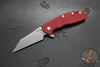 Hinderer XM-24 4.0"- Skinny Wharncliffe Edge- Working Finish Titanium And Various G-10 Handles- Working Finish S45VN Blade