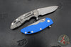 Hinderer XM-18 3.25"- Spanto Edge- Working Finish Titanium and Various G-10 Handle Scales- Working Finish Magnacut Steel Blade