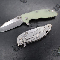 Hinderer XM-18 3.5"- Harpoon Spanto- Stonewash Titanium And Various G-10 Handles- Stonewash Magnacut Blade