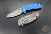Hinderer XM-18 3.5"- Sheepsfoot- Working Finish Titanium Handle- Various G-10 Scales- Working Finish S45VN Steel Blade