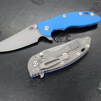 Hinderer XM-18 3.5"- Sheepsfoot- Working Finish Titanium Handle- Various G-10 Scales- Working Finish S45VN Steel Blade