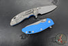 Hinderer XM-18 3.5"- Sheepsfoot- Working Finish Titanium Handle- Various G-10 Scales- Working Finish S45VN Steel Blade