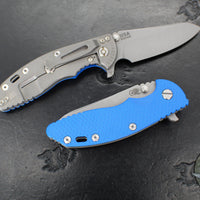 Hinderer XM-18 3.5"- Sheepsfoot- Working Finish Titanium Handle- Various G-10 Scales- Working Finish S45VN Steel Blade