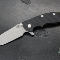 Hinderer XM-18 3.5"- Skinny Slicer- Hollow Grind- Battle Bronze Finished Titanium And Various G-10 Handles- Working Finish Magnacut Steel Blade