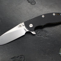 Hinderer XM-18 3.5"- Skinny Slicer- Hollow Grind- Stonewash Bronzed Finished Titanium And Various G-10 Handles- Stonewash Finished Magnacut Steel Blade
