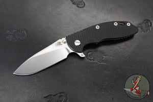 Hinderer XM-18 3.5"- Skinny Slicer- Hollow Grind- Stonewash Bronzed Finished Titanium And Various G-10 Handles- Stonewash Finished Magnacut Steel Blade