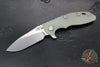 Hinderer XM-18 3.5"- Skinny Slicer- Hollow Grind- Stonewash Bronzed Finished Titanium And Various G-10 Handles- Stonewash Finished Magnacut Steel Blade