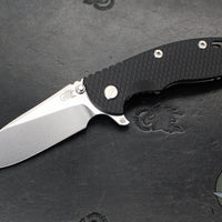 Hinderer XM-18 3.5"- Skinny Slicer- Hollow Grind- Stonewash Finished Titanium And Various G-10 Handles- Stonewash Finished Magnacut Steel Blade