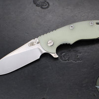 Hinderer XM-18 3.5"- Skinny Slicer- Hollow Grind- Stonewash Finished Titanium And Various G-10 Handles- Stonewash Finished Magnacut Steel Blade