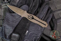 Half Face Blades- Trident Dagger- Fixed Blade- Midnight Bronze Finished Blade