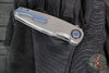 Holt Bladeworks Morpheus Flipper- Field Pattern Titanium- Burnished In The Nude Titanium Handles- M390 Near Mirror Blade Finish SN1882