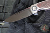 Holt Bladeworks Morpheus Flipper SN1913- Flux Pattern Titanium Handles- Carbo Titanium Iron Inlay- Vanax Near Mirror Blade Finish