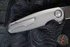 Holt Bladeworks Morpheus Flipper SN1913- Flux Pattern Titanium Handles- Carbo Titanium Iron Inlay- Vanax Near Mirror Blade Finish