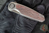Holt Bladeworks Morpheus Flipper SN1913- Flux Pattern Titanium Handles- Carbo Titanium Iron Inlay- Vanax Near Mirror Blade Finish