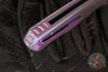 Holt Bladeworks Morpheus Flipper- Bent Starburst Pattern Anodized Titanium Handles- VANAX Stonewash Blade Finish SN1918