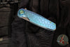 Holt Bladeworks Morpheus Flipper- SN1930- Turtle Pattern Anodized Titanium Handles- VANAX Stonewash Blade Finish