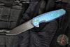 Holt Bladeworks Morpheus Flipper- SN1930- Turtle Pattern Anodized Titanium Handles- VANAX Stonewash Blade Finish